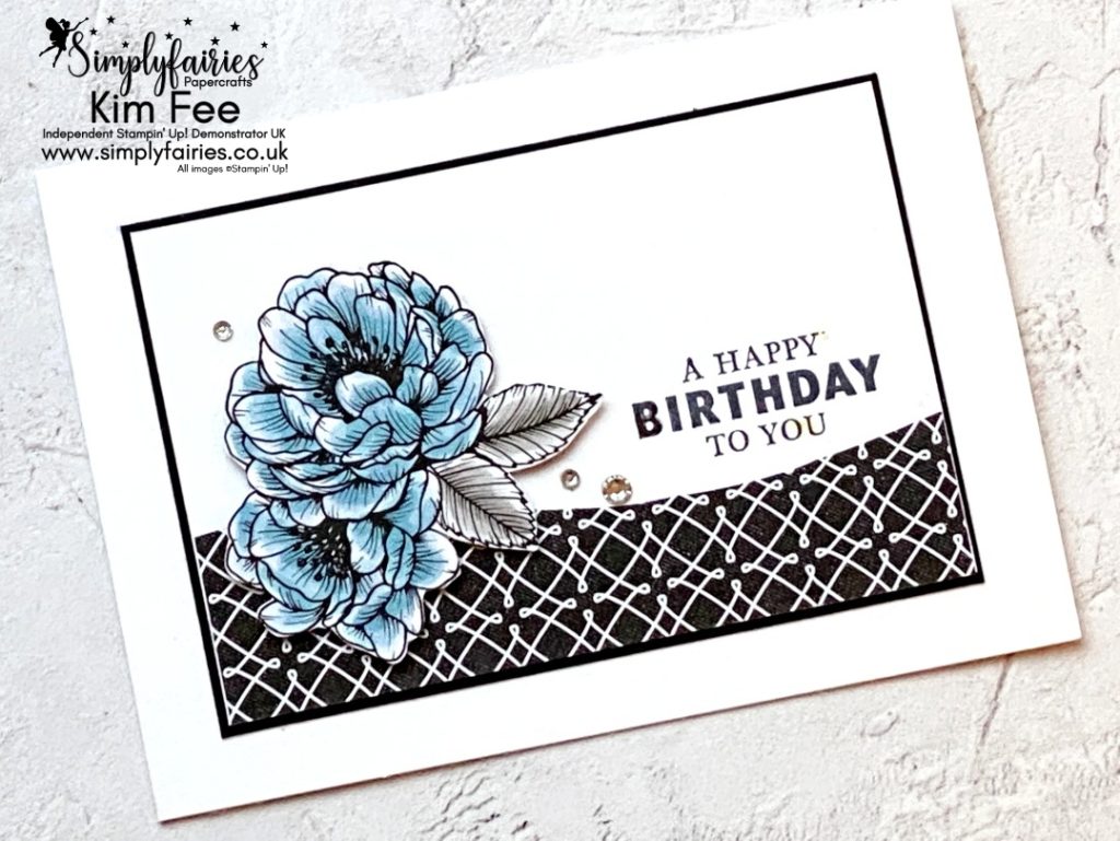 Birthday Card, handmade, CAS Card, Simple Stamping, Clean and Simple Card.