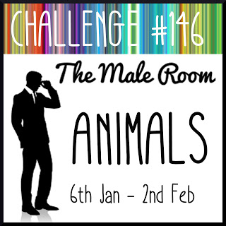 masculine card challenge, Animals, Hot Dog stamp set