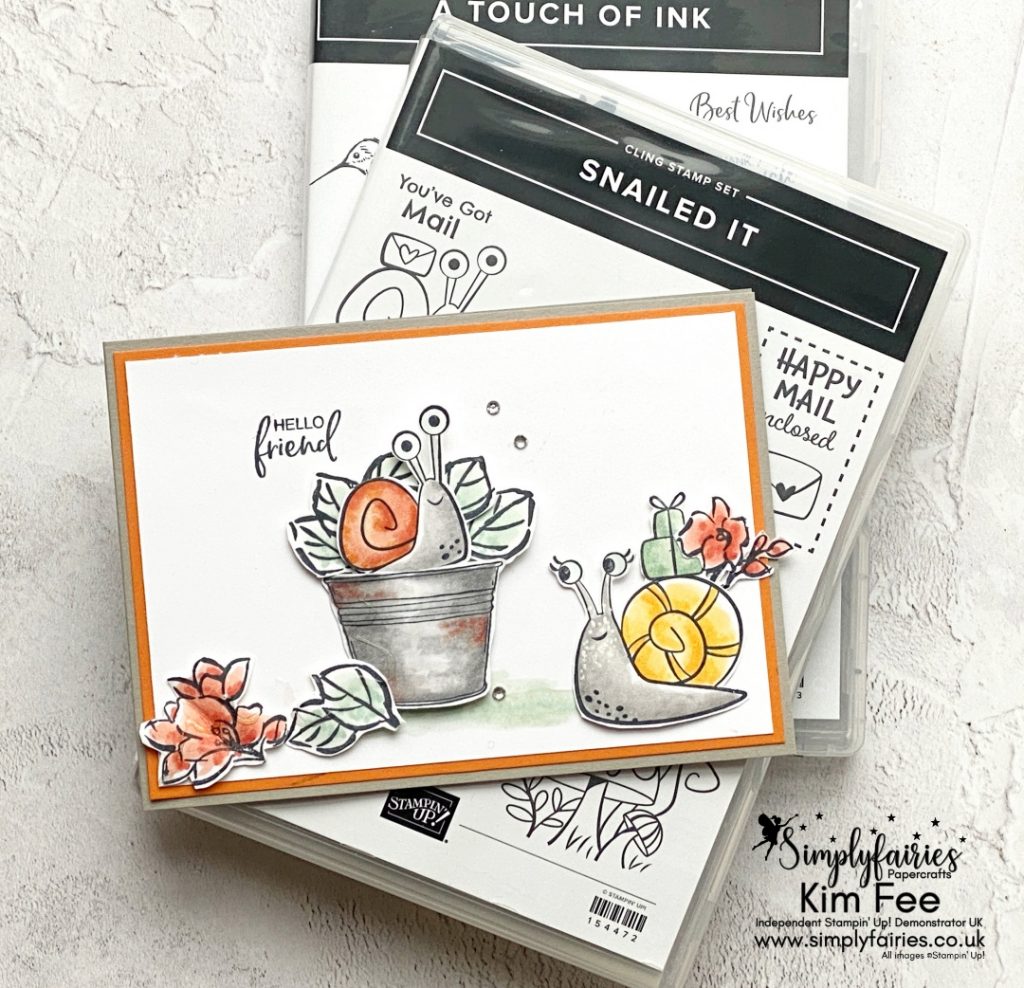snailed it stamp set, how do i colour snailed it stamp set, fun birthday card, colouring techinques , simply succulents stamp set