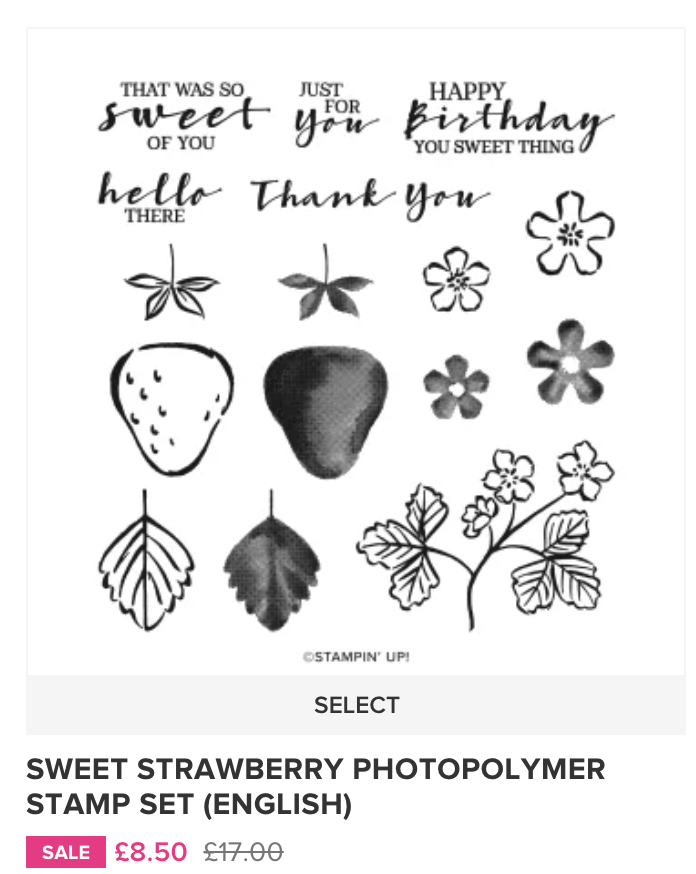 #GDP336, CASE the designer, sweet strawberry stamp set, Strawberry Builder Punch, clean and simple cards, stampin up, artisan design team member, simplyfairies, simply fairies, card making, simple cardmaking, how do I make a card.