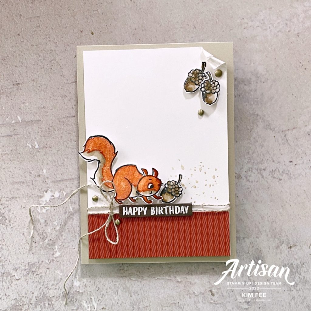 nuts about squirrels stamp set,  #GDP360, ADT2022, artisandesignteam, stampin up, cardmaking class, how do i stamp images 