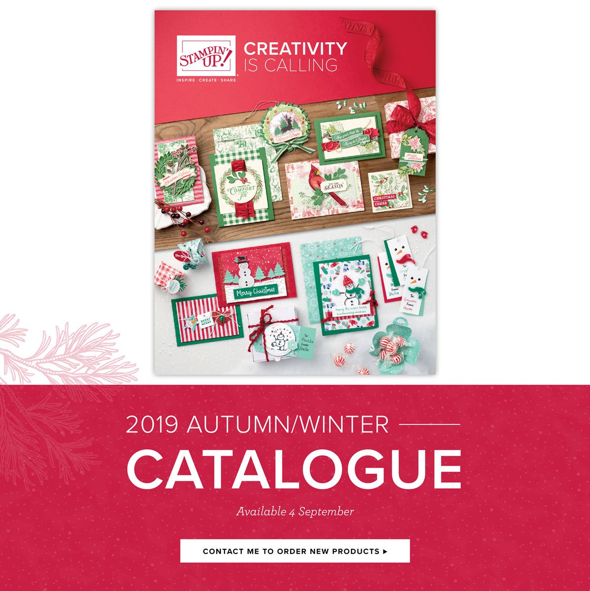 The new Stampin Up! Winter Catalogue is live.