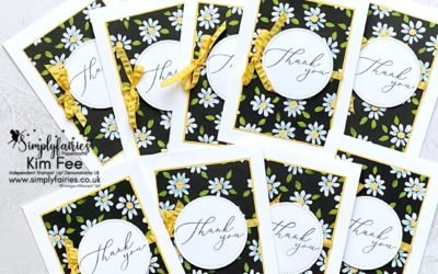 Simple Stamping Sunday, Flower and Field Thank You’s.