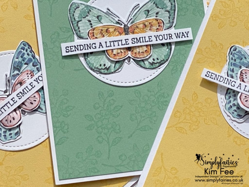 stampin blends colouring, handmade card, simple stamping card, quick and easy cards, Handmade Birthday cards, butterfly bijou dsp, simple stampin,Simple Stamping Sunday: Quick and Easy Card
