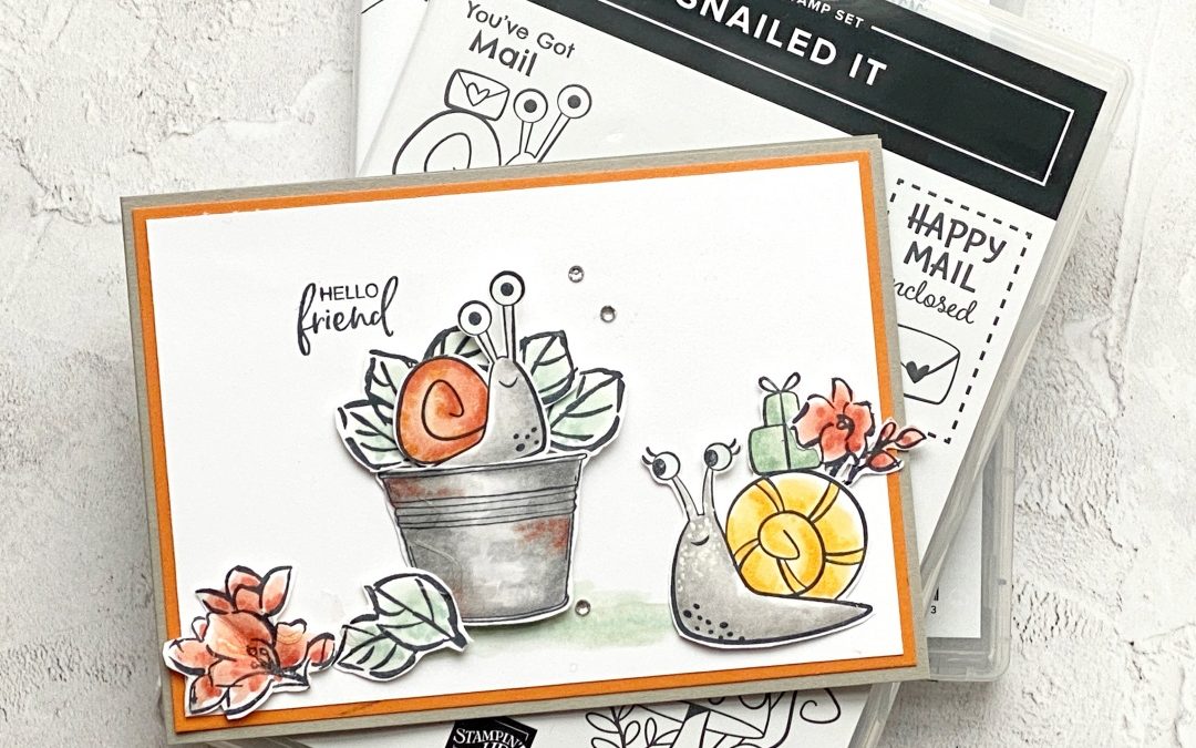 Snailed It Stamp Set, Check out this cute card.