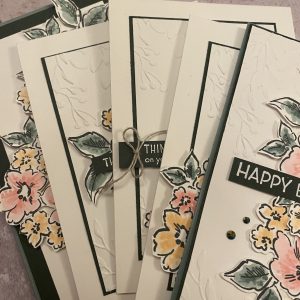hand penned petals stamp set class