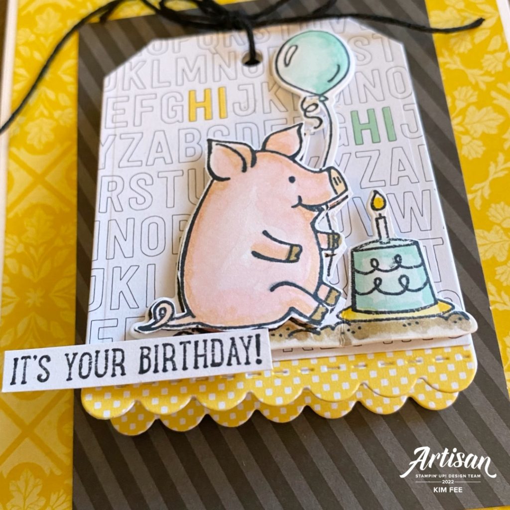 this birthday piggy stamp set, celebrations tag die set, today is the day memories and more card pack, stampin up , stampin up uk demo in kent, stampin up uk demo in london, global design project challenge blog, #ADT2022, artisan design team 2022,