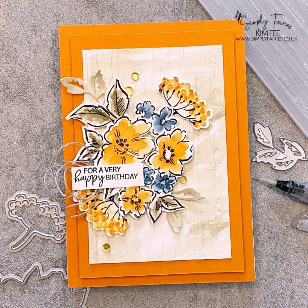 stampin up, hand-penned petals stamp set, Beautifully Happy Stamp Set stampin up, artisan alumni, card classes in kent, papercraft retreats in kent, #GDP382, watercolour techniques for card making 