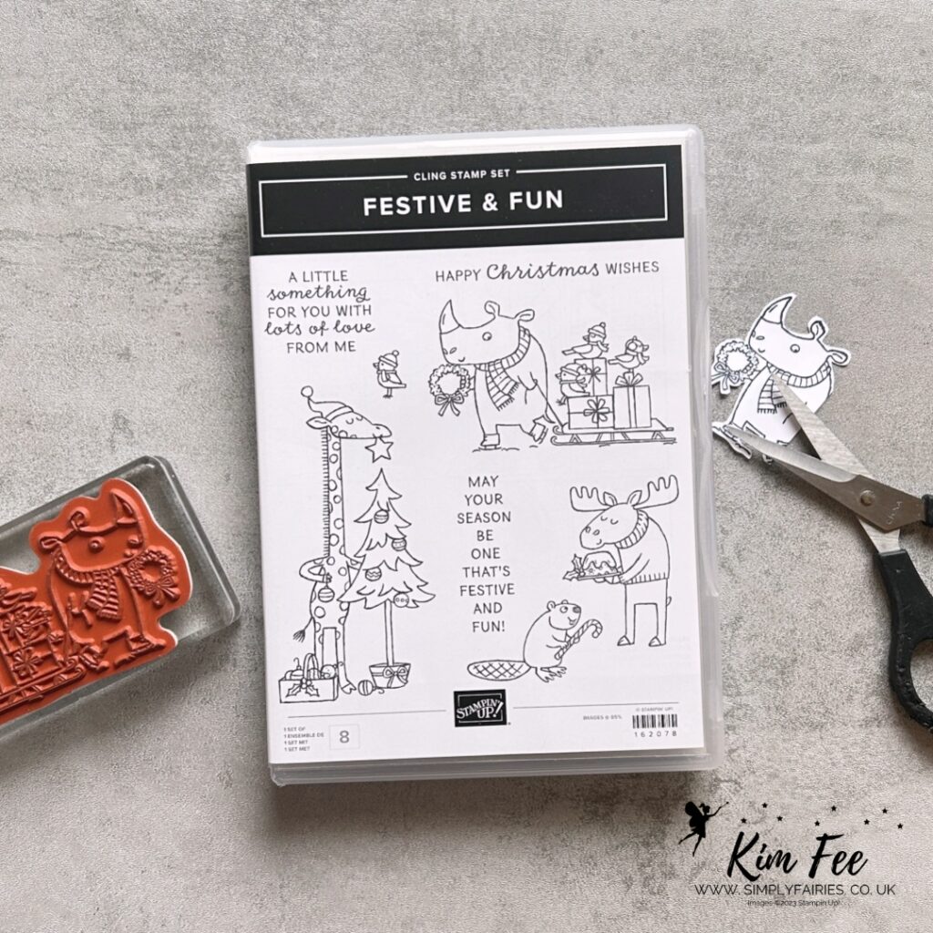 Festive & Fun stamp set, stamp review crew, stampin up, stampin up artisan alumni, cardmaking, how do i colour stamped images, using stampin blends. How to colour, colouring classes.