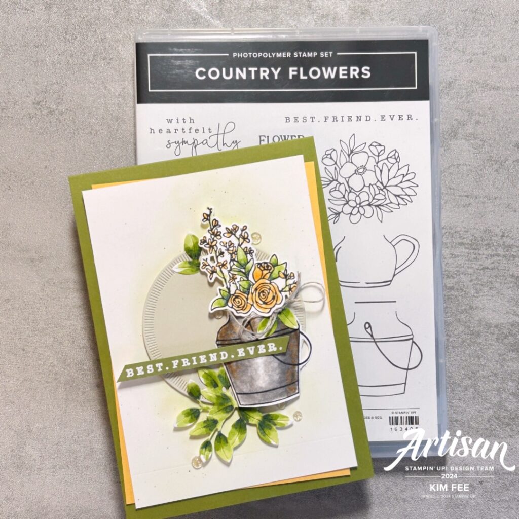 country flowers stamp set, stampin up, cardmaking classes in kent, stampin up artisan 2024, papercraft retreats in kent, how to make cards, cardmaking supplies