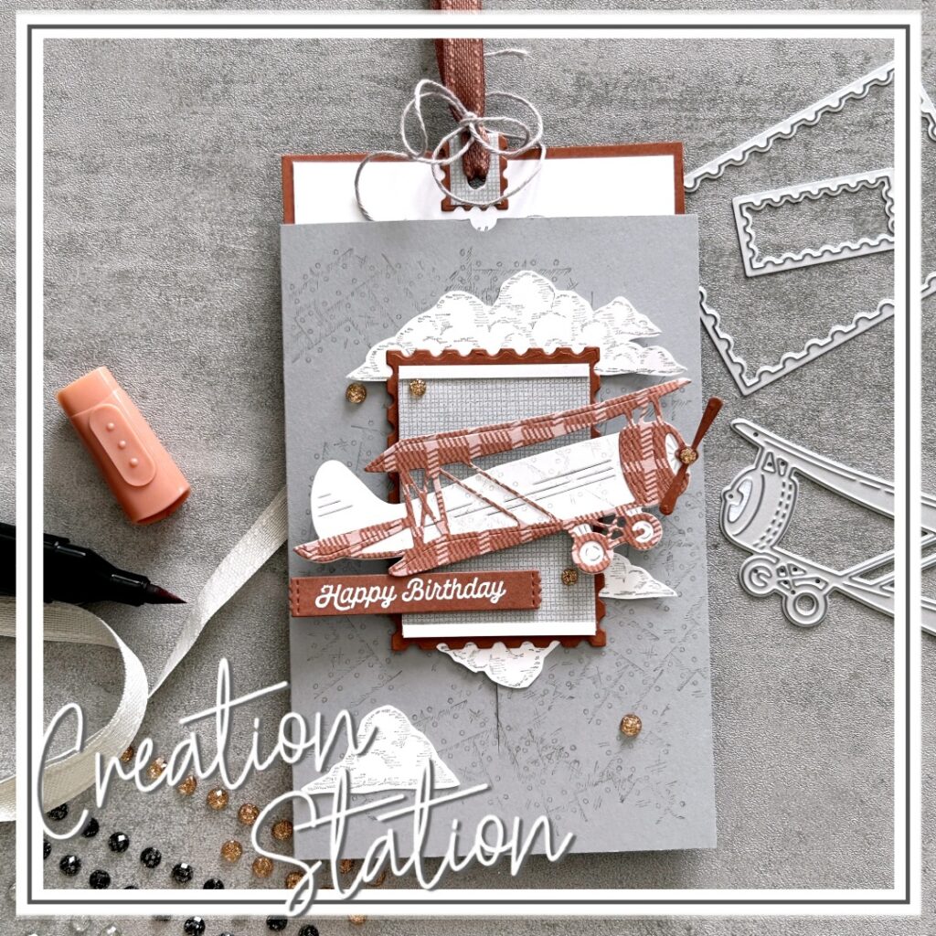 creation station blog hop, slider card, how to make a slider card, adventurous sky bundle stampin up, take to the sky suite, cardmaking in kent and london borders , craft retreats held in kent. stampin up demonstrator