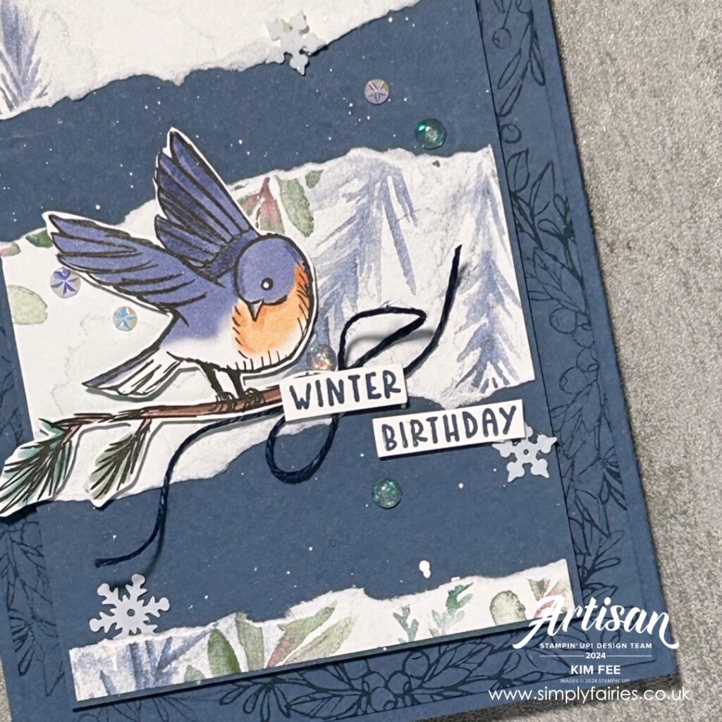 winterly tree tops stamp set, nest of winter dsp, winter meadow dsp, stampin up cardmaking classes in kent, craft treats in kent, stampin up artisan design team member birthday cards,stamping inkspirations 