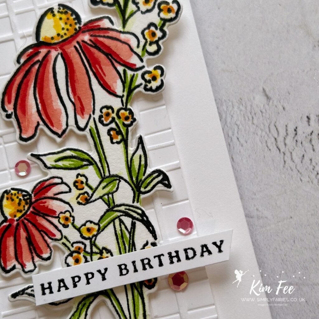 mixed florals stamp set, stampin up, #CAS304, how to watercolour your stamped images, how to make clean and simple cards, how to make CAS cards