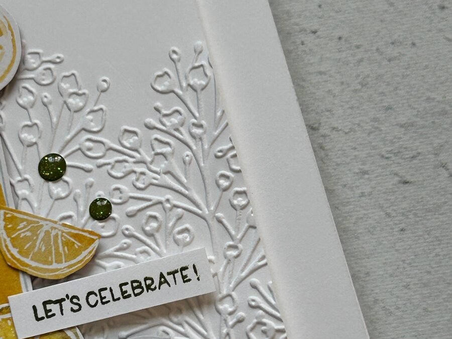 Celebratory Sips Patterned Papers: CAS – Summer Challenge!