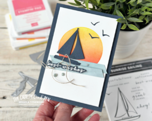 sunrise sailing stamp set, stampin up, cardmaking, #awow, case the designer challenge, out of the box challenge, cardmaking classes in kent and london, stampin up uk demo, fun fold cards