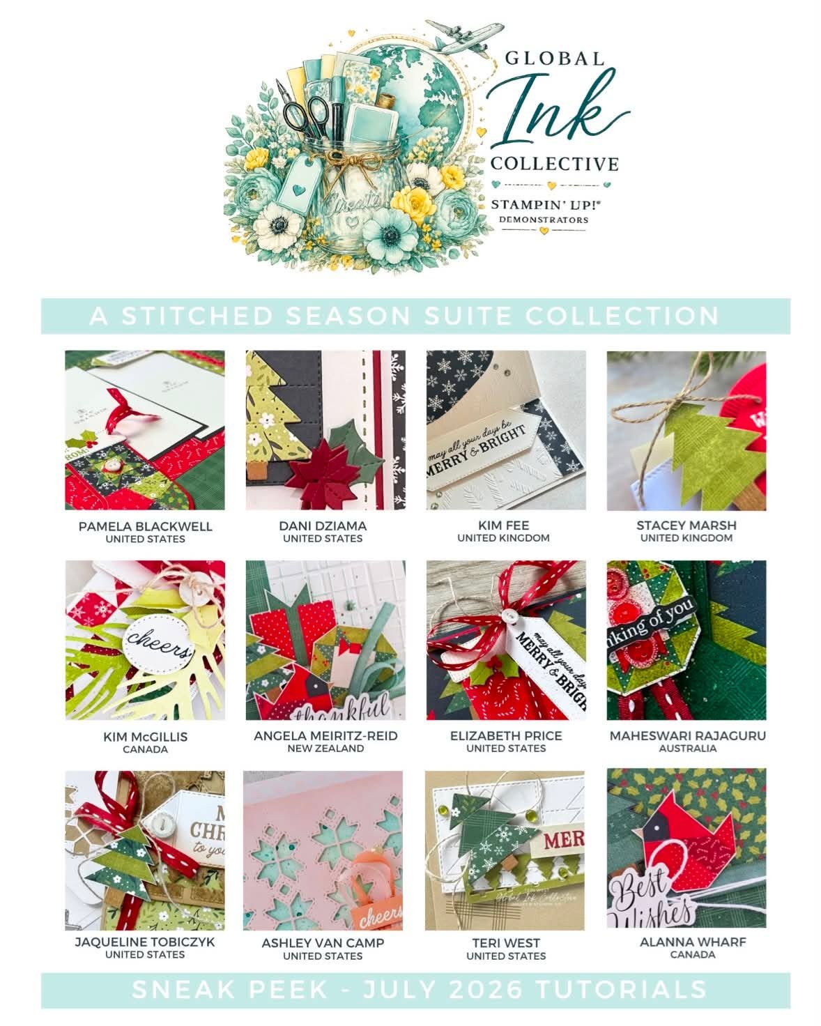 Global Ink Collective Tutorial Bundle July 2026 A Stitched Season