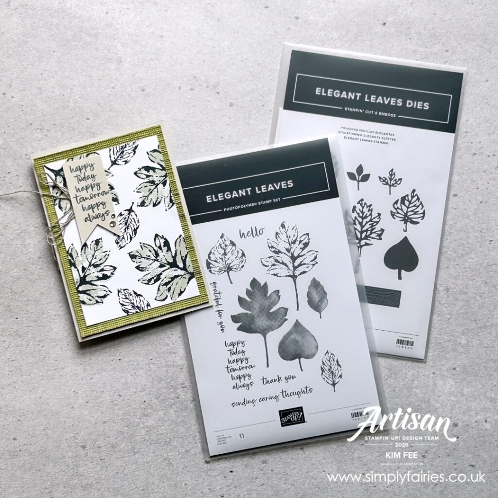 Elegant Leaves Stamp Bundle, Two Step Stamping, cardmaking classes in kent/london, Online Classes Stampin' Up!