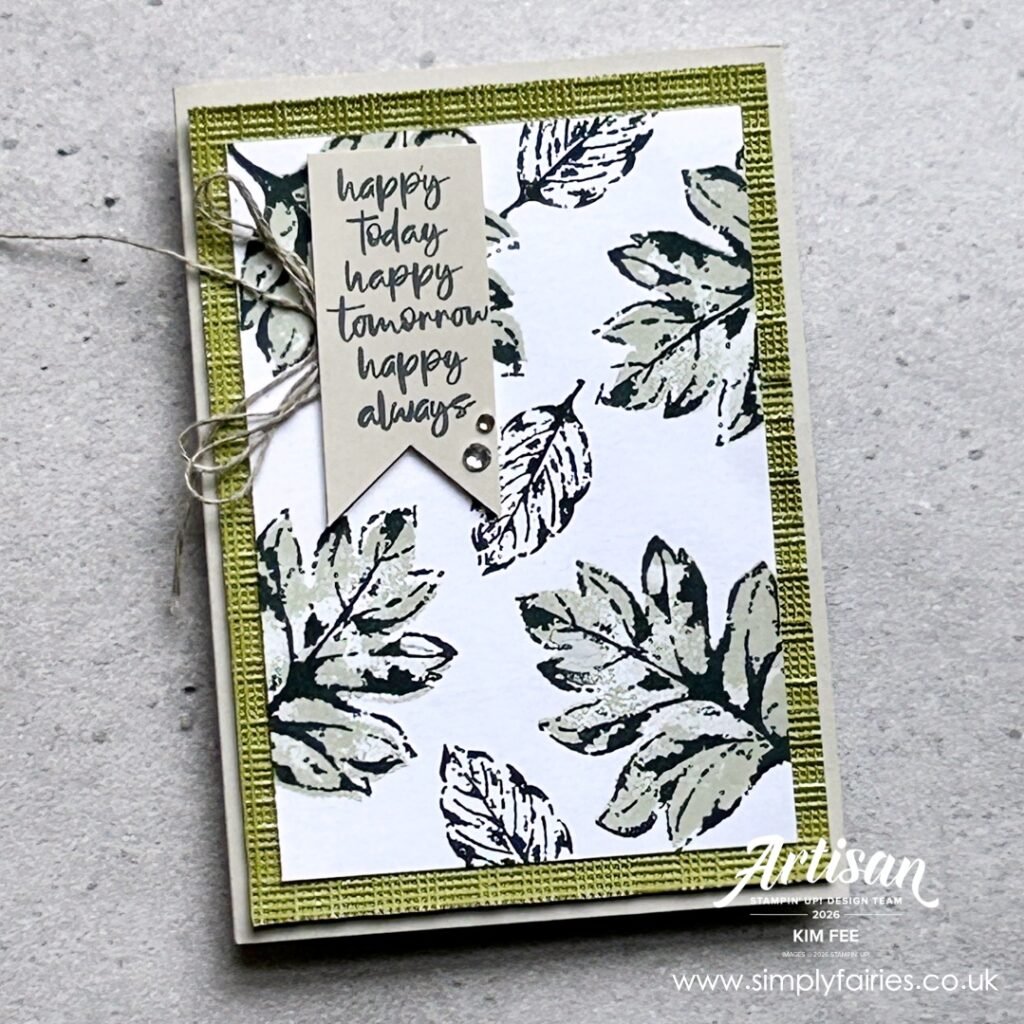 Elegant Leaves Stamp Bundle, Two Step Stamping, cardmaking classes in kent/london, Online Classes Stampin' Up!