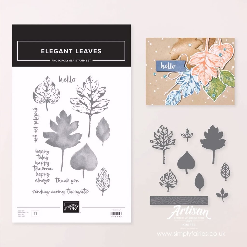 Elegant Leaves Stamp Bundle, Two Step Stamping, cardmaking classes in kent/london, Online Classes Stampin' Up!