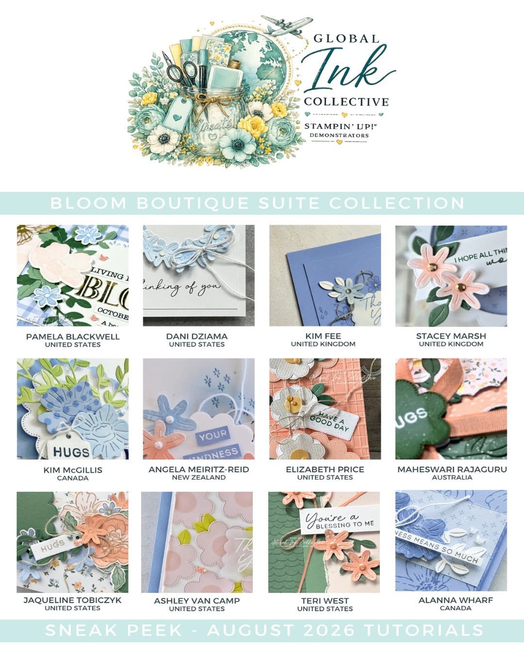 Global Ink Collective Tutorial Bundle Bloom Boutique AUGUST 2026